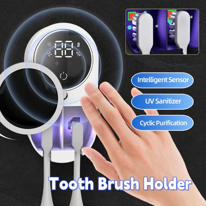 Tooth Brush Holder Sanitizer Uv Toothbrush Sanitizer Toothpaste Accessories Portable Toothbrush Sterilizer Portable Disinfectant - Image 1