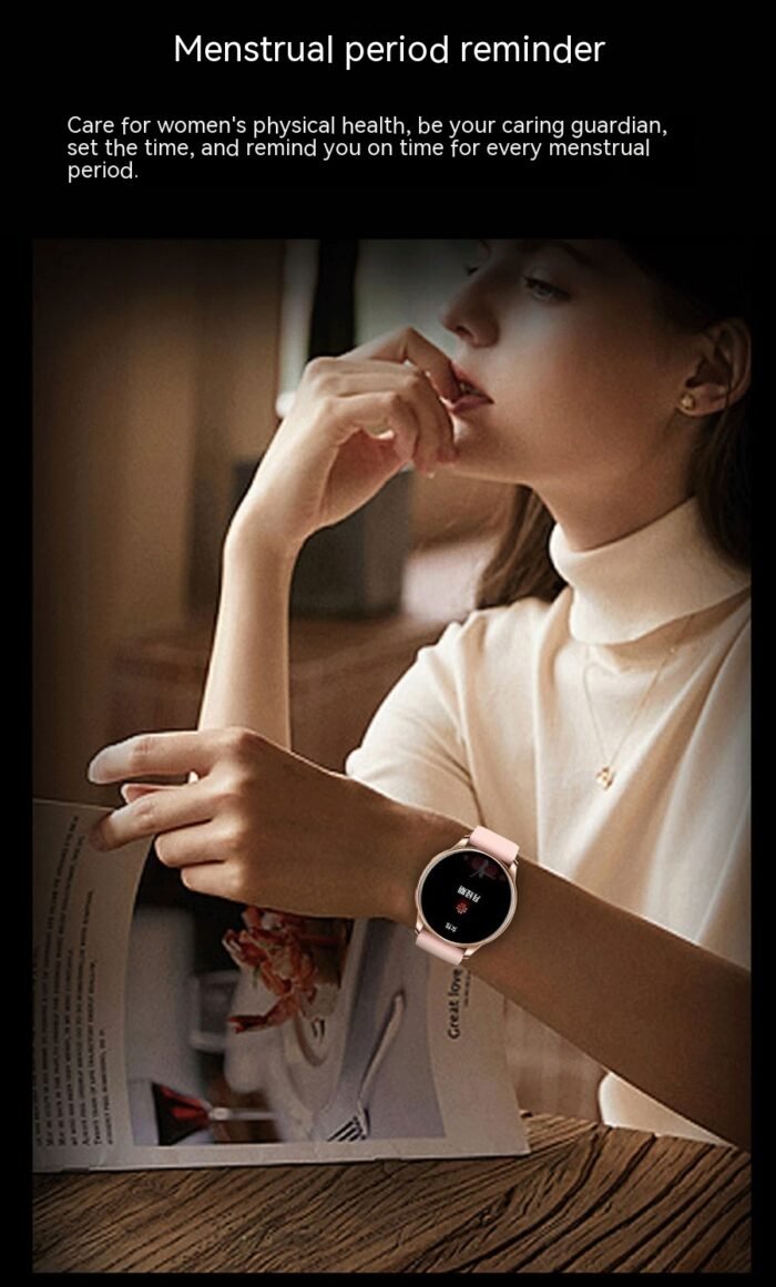 Smart Couple Watch Round Screen Bluetooth Calling Heart Rate Blood Oxygen Sleep Monitoring - Image 6