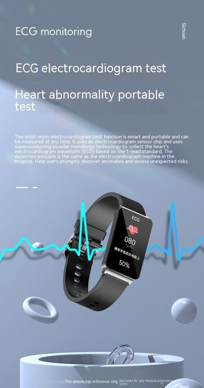 Smart Watch Blood Oxygen Body Temperature Sleep Monitoring Health Smart Bracelet - Image 5
