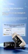 Smart Watch Blood Oxygen Body Temperature Sleep Monitoring Health Smart Bracelet - Image 4