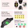 Multifunctional Bluetooth Calling Heart Rate Blood Pressure Sleep Monitoring Sports Health LT10 Smart Watch - Image 6