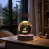 Crystal Ball Cosmic Dinosaur Indoor Night Light USB Power Warm Bedside Light Birthday Gift Night Lamp - Image 5