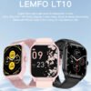 Multifunctional Bluetooth Calling Heart Rate Blood Pressure Sleep Monitoring Sports Health LT10 Smart Watch