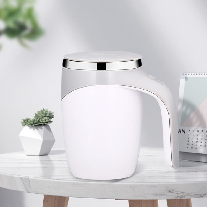 Rechargeable Model Automatic Stirring Cup Coffee Cup High Value Electric Stirring Cup Lazy Milkshake Rotating Magnetic Water Cup - Image 1