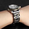 Five-pearl Ceramic Stainless Steel Black Frosted Strap - Image 8