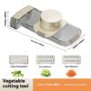 2in1 Multifunctional Vegetable Cutter For Cutting And Draining Vegetables Sturdy Food Chopper Convenient Dicer Kitchen Gadget - Image 3