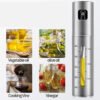 Fuel Spray Can Household Kitchen Supplies Artifact Stainless Steel Oil Injection Bottle Spice Bottle Spray Press Type Barbecue Oil Bottle Kitchen Gadgets - Image 2