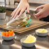 2in1 Multifunctional Vegetable Cutter For Cutting And Draining Vegetables Sturdy Food Chopper Convenient Dicer Kitchen Gadget - Image 6