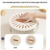 Fruit Drain Basket With Lid Vegetable Washing Bowl Foldable Handle Cleaning Colander Plastic Refrigerator Crisper Kitchen Box Kitchen Gadgets - Image 8