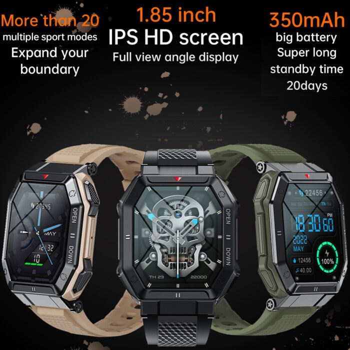 K55 Smart Watch Bluetooth Calling Sports Heart Rate Blood Pressure Monitoring - Image 1