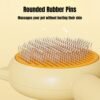 Pet Hair Cleaner Brush Cat Grooming Brush With Release Button Pet Hair Cleaner Brush Cat Grooming Brush Long Or Short Hair Cats Dogs Pet Massage BrushesComb For Cat Dog - Image 8