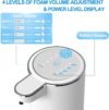 Automatic Soap Dispenser Touchless Foaming Soap Dispenser 380ml USB Rechargeable Electric 4 Level Adjustable Foam Soap Dispenser - Image 7