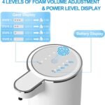 Automatic Soap Dispenser Touchless Foaming Soap Dispenser 380ml USB Rechargeable Electric 4 Level Adjustable Foam Soap Dispenser - Image 7
