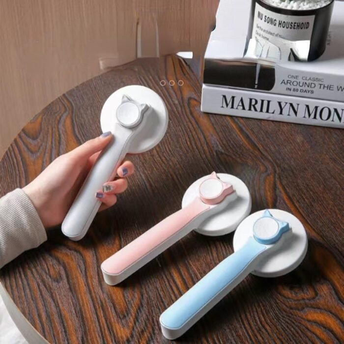 Cat Grooming Brush, Self Cleaning Slicker Brushes For Dogs Pet Hair Removal Comb Stainless Steel Needle Cat Brush Self Cleaning For Cats Dogs Hair Remover Scraper Pet Grooming Tool - Image 1