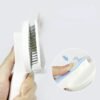 Cat Grooming Brush, Self Cleaning Slicker Brushes For Dogs Pet Hair Removal Comb Stainless Steel Needle Cat Brush Self Cleaning For Cats Dogs Hair Remover Scraper Pet Grooming Tool - Image 10
