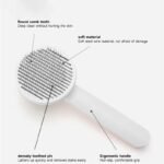 Cat Grooming Brush, Self Cleaning Slicker Brushes For Dogs Pet Hair Removal Comb Stainless Steel Needle Cat Brush Self Cleaning For Cats Dogs Hair Remover Scraper Pet Grooming Tool - Image 9