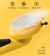 Little Bee Pet Needle Comb Cat Comb One Button Washing Artifact Pet Comb Hair Removal Pet Washing Brush Little Bee Pet Hair Removal Brush Comb - Gentle And Effective Grooming Tool For Dogs And Cats - Image 7