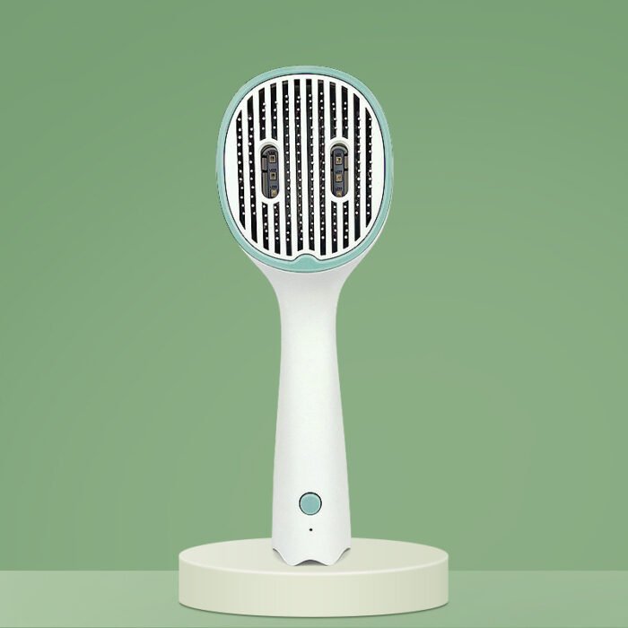 Cat Comb Dog Hair Remover Brush UVC Sterilization Pet Grooming Slicker Needle Comb Removes Tangled Self Cleaning Pet Supplies - Image 7