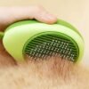 Creative Cat Grooming Comb Portable Massage Brush One-Button Remove Floating Hair Scraper Cats Dogs Pet Self Cleaning Tool Accessories - Image 4