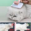 Self Cleaning Slicker Brush For Dogs, Cats Pets-One Click Cleaning Function-Gentle Effective Cat, Pet Dog Hair Remover-Dog Grooming Accessories For Small, Medium Large Dogs - Image 3