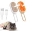 Steam Pet Brush 3-in-1 Massage Dog Steamy Brush Spray Beauty Tangled And Loose Hair Removal Cats Grooming Comb Dogs - Image 7