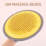 OneKey Pet Hair Remover Comb Pet Comb Grooming Brush Pet Hair Cleaner Brush Cat Shedding Brush Self Cleaning Slicker For Long & Short Hair Cats And Dogs - Image 3
