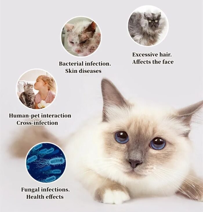 Cat Comb Dog Hair Remover Brush UVC Sterilization Pet Grooming Slicker Needle Comb Removes Tangled Self Cleaning Pet Supplies - Image 5