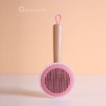 OneKey Pet Hair Remover Comb Pet Comb Grooming Brush Pet Hair Cleaner Brush Cat Shedding Brush Self Cleaning Slicker For Long & Short Hair Cats And Dogs - Image 8