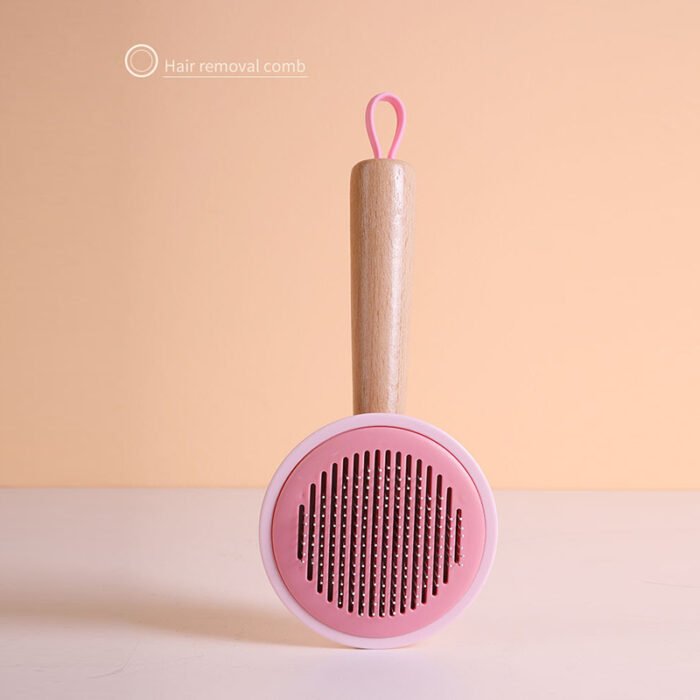 OneKey Pet Hair Remover Comb Pet Comb Grooming Brush Pet Hair Cleaner Brush Cat Shedding Brush Self Cleaning Slicker For Long & Short Hair Cats And Dogs - Image 8