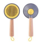 OneKey Pet Hair Remover Comb Pet Comb Grooming Brush Pet Hair Cleaner Brush Cat Shedding Brush Self Cleaning Slicker For Long & Short Hair Cats And Dogs - Image 7