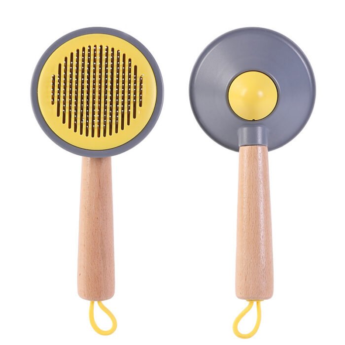 OneKey Pet Hair Remover Comb Pet Comb Grooming Brush Pet Hair Cleaner Brush Cat Shedding Brush Self Cleaning Slicker For Long & Short Hair Cats And Dogs - Image 7