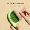 Creative Cat Grooming Comb Portable Massage Brush One-Button Remove Floating Hair Scraper Cats Dogs Pet Self Cleaning Tool Accessories - Image 7