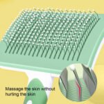Self Cleaning Slicker Brush For Dogs, Cats Pets-One Click Cleaning Function-Gentle Effective Cat, Pet Dog Hair Remover-Dog Grooming Accessories For Small, Medium Large Dogs - Image 8