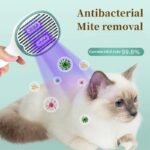 Cat Comb Dog Hair Remover Brush UVC Sterilization Pet Grooming Slicker Needle Comb Removes Tangled Self Cleaning Pet Supplies - Image 9