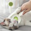 Pet Hair Cleaner Brush Cat Grooming Brush With Release Button Pet Hair Cleaner Brush Cat Grooming Brush Long Or Short Hair Cats Dogs Pet Massage BrushesComb For Cat Dog - Image 4