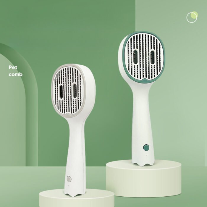 Cat Comb Dog Hair Remover Brush UVC Sterilization Pet Grooming Slicker Needle Comb Removes Tangled Self Cleaning Pet Supplies - Image 3