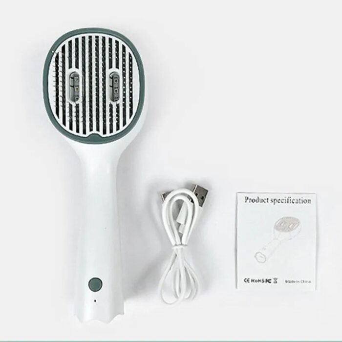 Cat Comb Dog Hair Remover Brush UVC Sterilization Pet Grooming Slicker Needle Comb Removes Tangled Self Cleaning Pet Supplies - Image 8