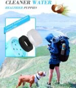 Ravel Puppy Water Bowl Dog Water Bottle With Food Container Portable Pet Dispenser Dog Stuff Accessories Items Puppy Essentials Necessities For Yorkie Chihuahua Cat Walking And Hiking - Image 6