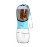Ravel Puppy Water Bowl Dog Water Bottle With Food Container Portable Pet Dispenser Dog Stuff Accessories Items Puppy Essentials Necessities For Yorkie Chihuahua Cat Walking And Hiking - Image 9