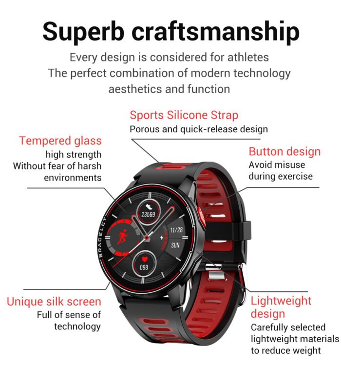Full touch screen sports smart watch - Image 3