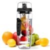 32Oz Fruit Infusing Infuser Water Bottle Water Fruit Bottle BPA Free Plastic Sport Fruit Infuser Water Bottles With Infuser Juice Shaker Drink Bottle Of Water - Image 5