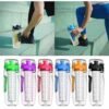 32Oz Fruit Infusing Infuser Water Bottle Water Fruit Bottle BPA Free Plastic Sport Fruit Infuser Water Bottles With Infuser Juice Shaker Drink Bottle Of Water