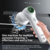 Electric Spin Scrubber, Cordless Shower Scrubber With Battery Level Display, 2 Speeds Electric Scrubber For Cleaning With 6 Replaceable Heads, Cleaning Brush For Bathroom,Sink,Window