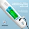 Electric Spin Scrubber, Cordless Shower Scrubber With Battery Level Display, 2 Speeds Electric Scrubber For Cleaning With 6 Replaceable Heads, Cleaning Brush For Bathroom,Sink,Window - Image 2