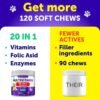 Dog Multivitamin Chewable With Glucosamine 20 In 1 Dog Vitamins And Supplements Senior & Puppy Multivitamin For Dogs Pet Joint Support Health Immunity Mobility Gut Skin 120 Chews - Image 7