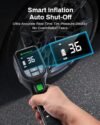 AMPBANK AT001 Portable Tire Air , Car-mounted Automatic Air Pump With Tire Pressure Gauge, 150PSI With LED Suitable For Cars, Motorcycles, SUVs, Bicycles, Balls, Etc. - Image 2