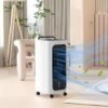 HOMCOM Evaporative Air Cooler With Ice Packs, 3-In-1 Ice Cooling Fan, Portable Swamp Cooler With Water Tank, Timer, Oscillating, Remote, For Home Office Bedroom - Image 3