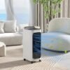 HOMCOM Evaporative Air Cooler With Ice Packs, 3-In-1 Ice Cooling Fan, Portable Swamp Cooler With Water Tank, Timer, Oscillating, Remote, For Home Office Bedroom - Image 6