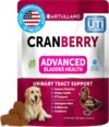 Dog UTI Treatment Cranberry Supplement Bladder Control Urinary Tract Infection Incontinence Pill Bladder Stones UTI Medicine Treats 70 Soft Chews For Kidney Support With Fish Oil