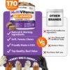 Dog Multivitamin Chewable Dog Vitamins And Supplements With Glucosamine 170 Chews Hip & Joint Pet Immune Support Skin & Coat Gut & Heart Health Senior & Puppy Multivitamin Pet Supplement - Image 4